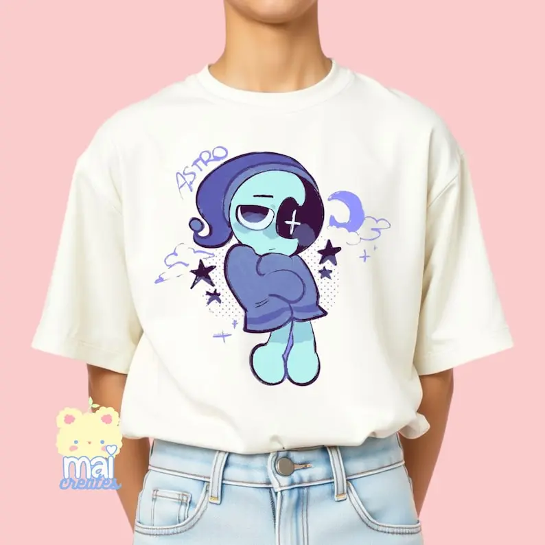 Dandy World Astro Character Kid Shirt Unisex Shirt Gamer Graphic Tee