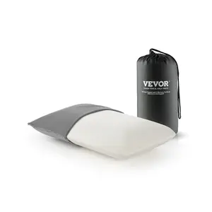 fathersdaygift  VEVOR Camping Pillow, Memory Foam Travel Pillow with Double-Sided Cover, Portable Backpacking Pillows with Removable Washable Cover and Storage Bag, Perfect for Camping, Air Travel, Hiking, Office