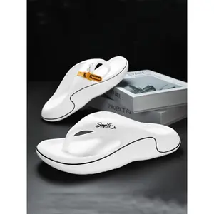 Unisex's Solid Color Orthotic Slides, Casual Comfortable Breathable Beach Sandals, Foot Care Slippers for Indoor & Outdoor Wear