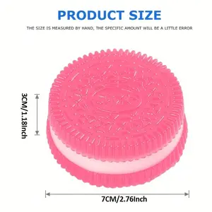 2-Piece Soft-Layered Travel-Sized Pastry Realistic Squeeze Toy, Available In Five Mixed Colors For Free Combination, A Popular Mystery Combo Pack Of Squeeze Toys, Perfect For Parties And Holiday Gifts.