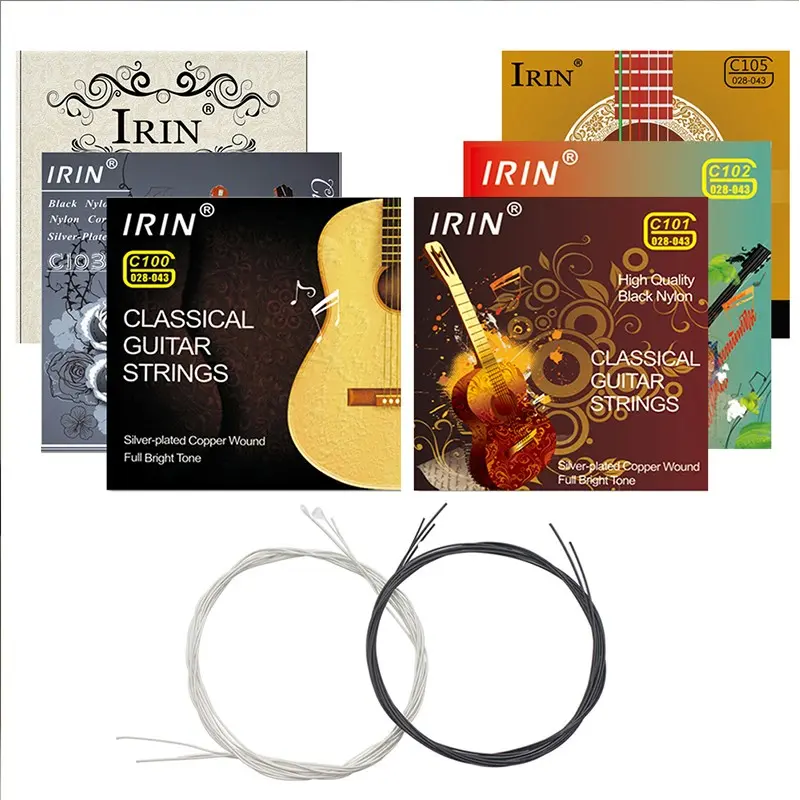 IRIN Classic Guitar Strings Nylon Guitar Strings Classical Guitar Rope Instrument Accessories  6 pieces