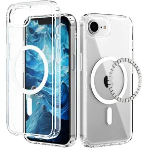 for  16e Case(2025),Case for  16E Compatible with Magsafe,Shockproof Shock Absorption, Slim Fit & Lightweight,Scratch-Resistant Bumper Cover,Clear