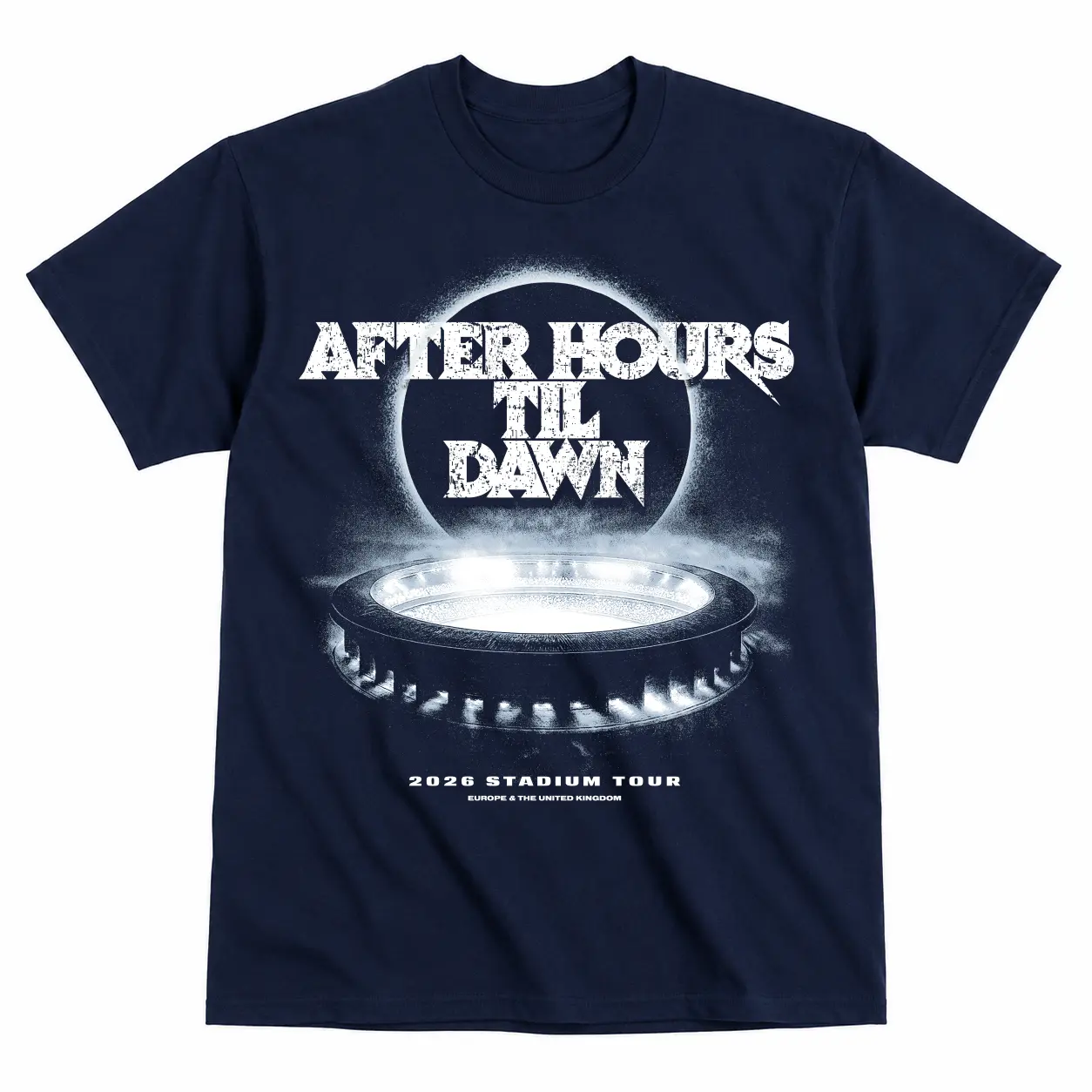 After Dark Til Dawn Shirt, 2026 Stadium Tour Graphic Tee, Concert Inspired T-Shirt, Minimal Night Tour Shirt, Monochrome Aesthetic Top