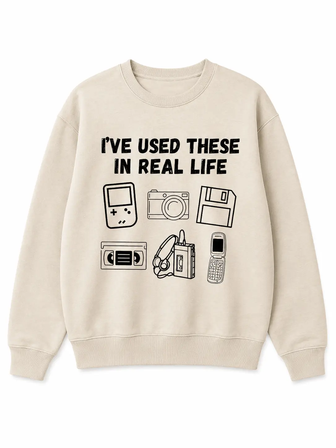 Funny Retro Millennial Sweatshirt, Vintage 90s Kid Crewneck, Gen Y Deadpan Humor Pullover, Cozy Gift for Millennial Outfits