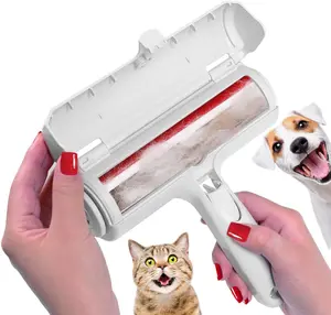 2026 Roller Pet Hair Remover and Reusable Lint Roller - Cat and Dog Hair Remover for Furniture, Couch, Carpet, Clothing and Bedding - Portable, Multi-Surface Fur Removal Tool