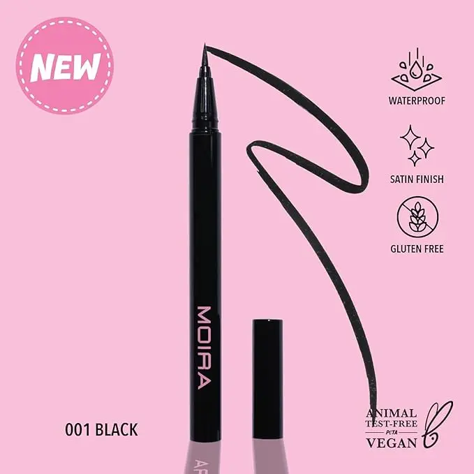Moira Micro Tip Liquid Liner (01, Black)
