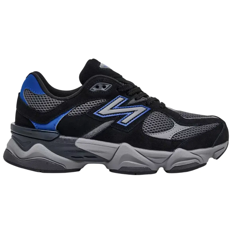 NEW BALANCE 9060 Unisex Chunky Sole Workout Sneakers, GC9060JL Youth Mesh Upper Casual Athletic Shoes in Black Grey Blue, Athletic Sneaker, Running Casual Shoe, Brand New & Original, Lace-Up