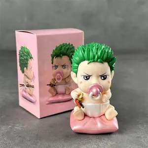 One Piece Baby Zoro Figure, Anime Collectible Model Toy, Perfect Gift for Onepiece Fans & Kids, Decorative Display Item