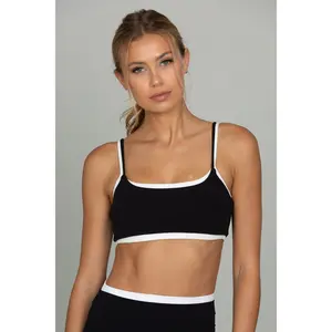 Black Double Layer StrydeForm Bra