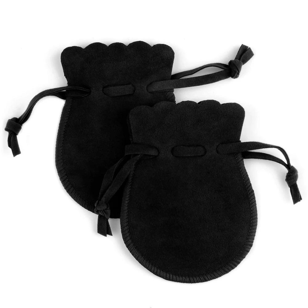 10/25/50pcs 7x9/9x12cm Gourd Velvet Gift Bags Dustproof Flannel Jewelry Packaging Bags Wedding Present Drawable Packing Bags