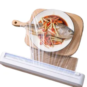 Dispensador, de envoltura plástica, para comida.