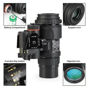 PVS18 Digital Night Vision Goggles with Infrared, HD Night Vision Monocular 1x32 with 940nm IR Illuminator, Lightweight Tactical Night Vision Device for Hunting, Camping, Outdoor Observation & Security