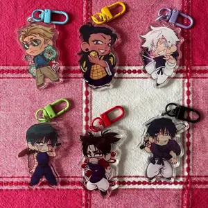 Jujutsu Kaisen Keychains, JJK Character Key Ring Accessories