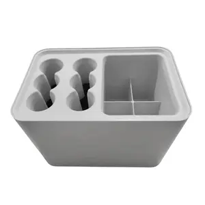 Colourtree Umbrella Holder Umbrella Stand with 6 Round and 4 Square Section Durability Space Saving Storage Rack for Hotel