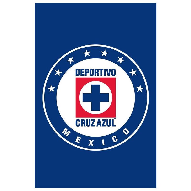 Liga MX Cruz Azul Crest Poster, Soccer Poster for Fans, Futbol Lover House Decorate, Wall Decoration for Him