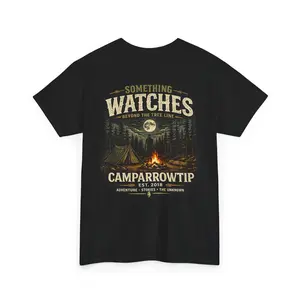 Something Watches T-Shirt Camping Shirt, Outdoor Adventure Graphic - Limited Founders Release Mens womens
