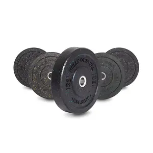 Bells of Steel Crumb Bumper Plates - Multi-Size, Stainless Steel Core, +/-1% Weight Accuracy for Fitness Weight Training, +/-1% Accurate