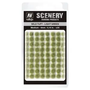 Acrylicos Vallejo VJPSC407 Wild Tuft Light Green Medium Scenery