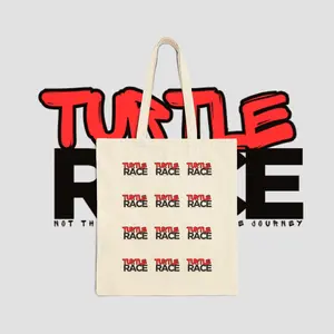 Turtle Race Graphic Journey Tote Bag|RBW