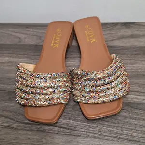 Low heel sandals US size 7 to 12 Women Shoe Footwear.