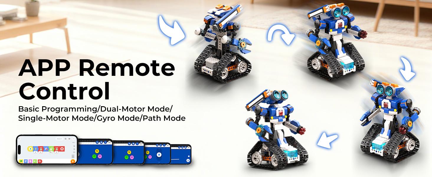 Apitor STEM Robot Toy 6-in-1 Robot Building Kit, suitable for boys aged 8-12, APP remote control STEM coding toy, educational robot gift, suitable for children aged 6-15. Birthday gifts, parent-child activities Apitor STEM Robot Toy 6-in-1 Robot Building Kit, suitable for boys aged 8-12, APP remote control STEM coding toy, educational robot gift, suitable for children aged 6-15. Birthday gifts, parent-child activities