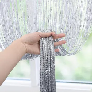 String Curtains for Door, 79x40inch Sparkle  Curtain for Doorways, Door Wall Closet and Window Decoration ()