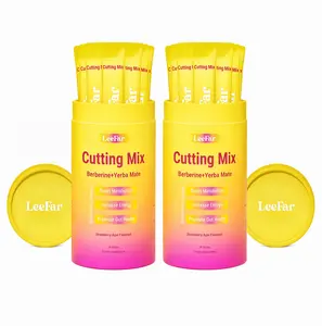 2 Pack LeeFar Cutting Drink Mix – | AW Strawberry Açaí Flavor – | (30 Servings)