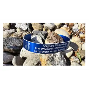 Police Officer Memorial Bracelet