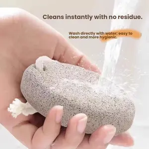 Volcanic Pumice Stone for Foot Care, Natural Exfoliator for Rough Skin, Smoothens and Cleanses Calluses for Soft Feet