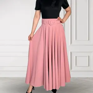 Falda larga disco completo Pink