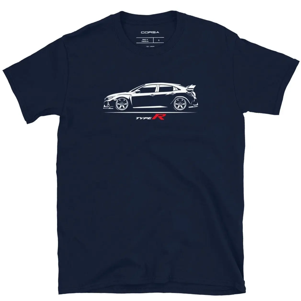 JDM Classic Car Civic Type R FK8 TE37 Silhouette Unisex T-Shirt Sweatshirt Hoodie, Car Enthusiast and Fans Gift