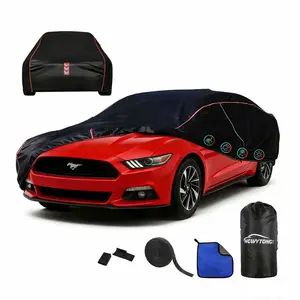 Car Cover for Ford Mustang 1994-2025,All-Around Fastening 60s Quick-Install, 4 Upgrades for Car Cover Waterproof All Weather, Cars Accessories Waterproof Full Exterior Cover Weather Car Cover Car Cover Custom Fit