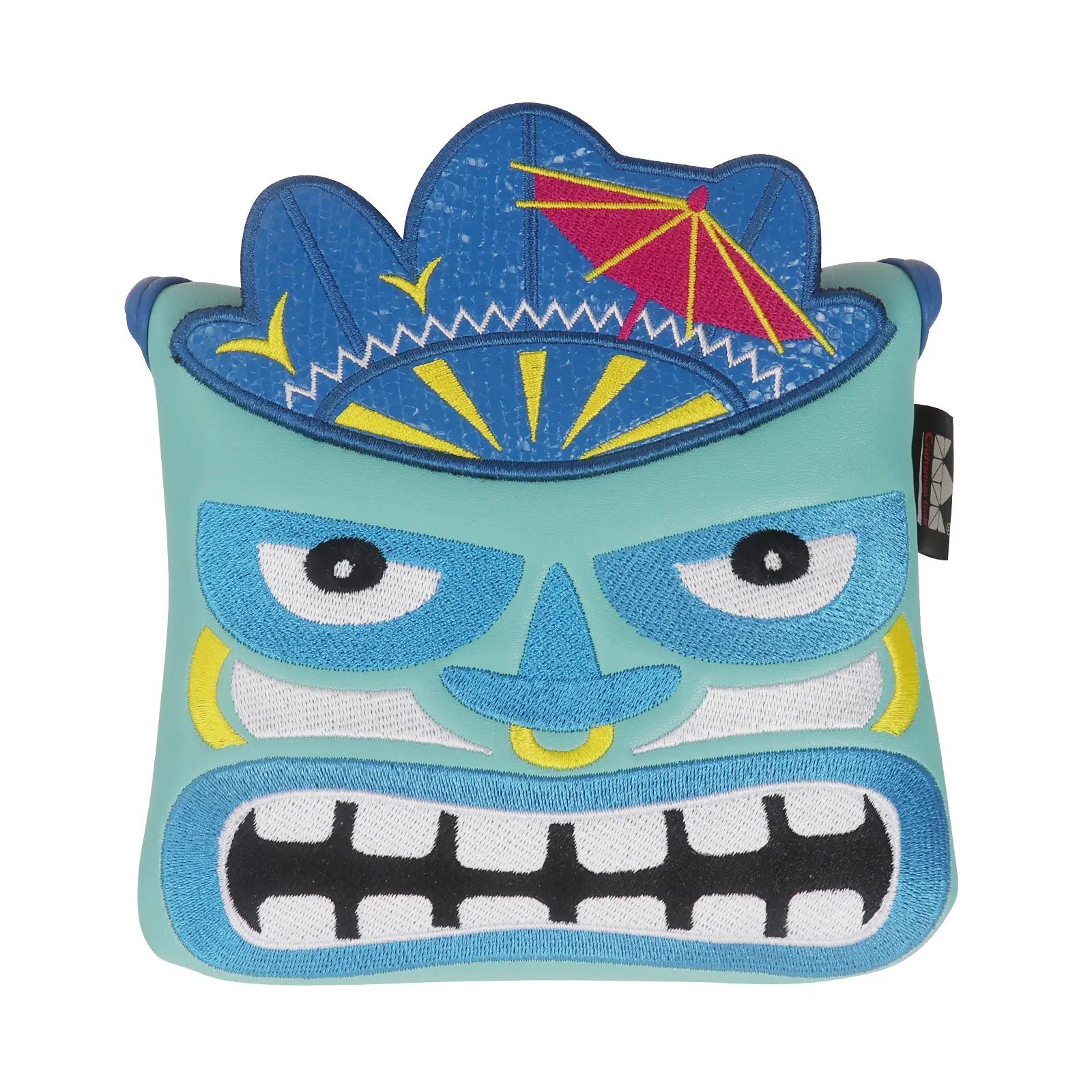 CraftsmanGolf Tiki Blade Putter Headcover, Magnetic Single Ear Golf Club Cover, Tribal Style