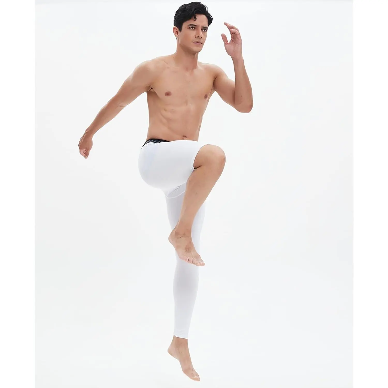 Men's Basketball Single Leg Tight Sports Pants - Compression Athletic Base Layer Underwear for Training Gym Workout Running Cycling Comfortable Breathable Performance Wear Men's Basketball Single Leg Tight Sports Pants - Compression Athletic Base Layer Underwear for Training Gym Workout Running Cycling Comfortable Breathable Performance Wear