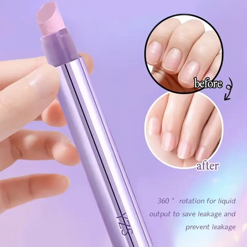 1 piece/2 pieces of nail essence pens are used for nail care, Manicure, removing dead skin, protecting nails, nourishing nail beds, preventing nail pushing, exfoliating and moisturizing, Nail Care Liquid
