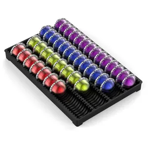 EVERIE Coffee Pod Storage Holder Coffeebar Organizer Insert Drawer Counter Compatible with Nespresso Vertuoline Capsules (NCT04)