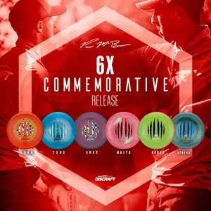 Discraft Limited Edition Paul McBeth 6X Commemorative Claw Stamp ESP Luna