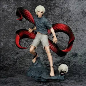 Tokyo Ghoul Kaneki Ken Figure, Classic Awakening Battle Pose, Lacerate Effect, Replaceable Head Sculptures, Detailed Iron Chain, Limited Edition