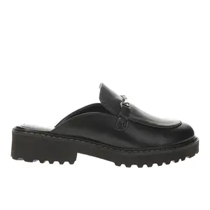 Corkys Womens Wingin It Lug Sole Mule Loafers Casual - Black