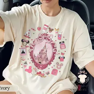 Retro Theme Park Aesthetic Shirt, Girls Trip Matching Tee, Cute Vacation Graphic Shirt, Family Trip Outfit, Dreamy Travel Aesthetic Tee, Summer Vacation Shirt