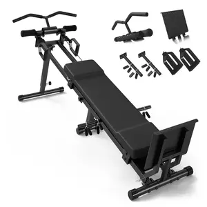 Total Home Gym with Detachable Footplate,Swing Attachment and Weight Holder,Versatile Total Body Training Machine for Home Gym Workout