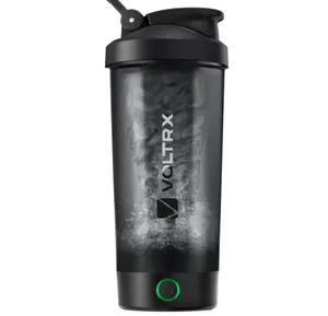 VOLTRX Protein Shaker Bottle, Merger USB C Rechargeable Electric Protein Shake Mixer, Shaker Cups for Protein Shakes and Meal Replacement Shakes, BPA Free, 24oz