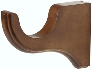 Kirsch Wood Trends 2" Estate Oak Bracket - 3 ½" Projection, Premium Quality Wood Hardware, Single Piece, Ideal for Home Decor & Furniture