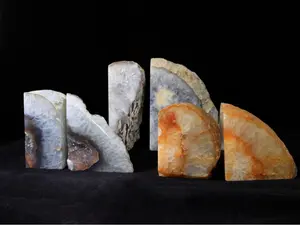 Large Natural Agate Bookends Natural Crystal