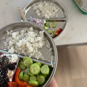 4pcs 304 Stainless Steel Kids Plates，8"Non-Toxic Circular Portion Control Plate，Suitable For Children To Use,Portion Plates For Weight Loss Adults，Reusable, Non-Toxic, Anti Drop, And Dishwasher Safe