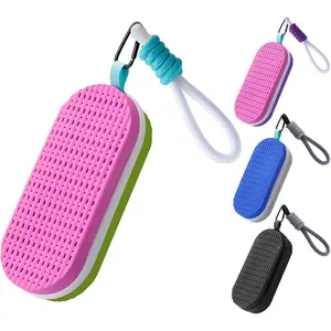 Swim Goggle Case For Swimming Goggles, Silicone Protective Cases with Drain Hole for Goggles,Swim Goggles Case with Lanyard