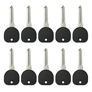 10-Pack GM ID46 Chip Transponder Car Key - Circle+ Design, Z Keyway, B111-PT Multipack for 2005-2017 Vehicles Automotive Models