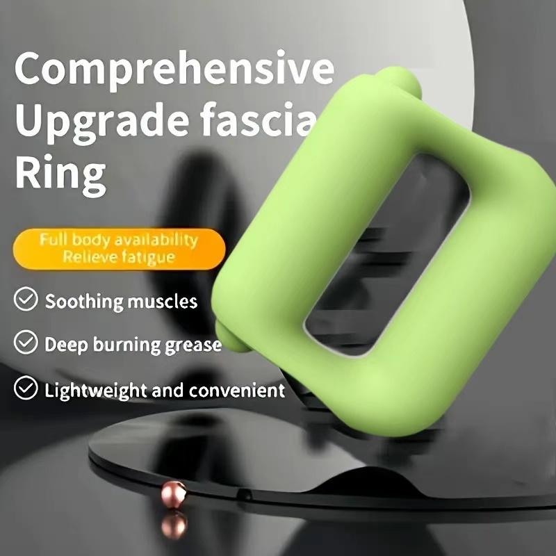 New Magic Ring Mini Massage Gun Myofascial Roller, Muscle Relaxation Vibration Machine, Ergonomic Design, Elastic Waistband, Home Fitness Use massage  gun  factory Perfect Present for Man/Woman/Family, Christmas Gift