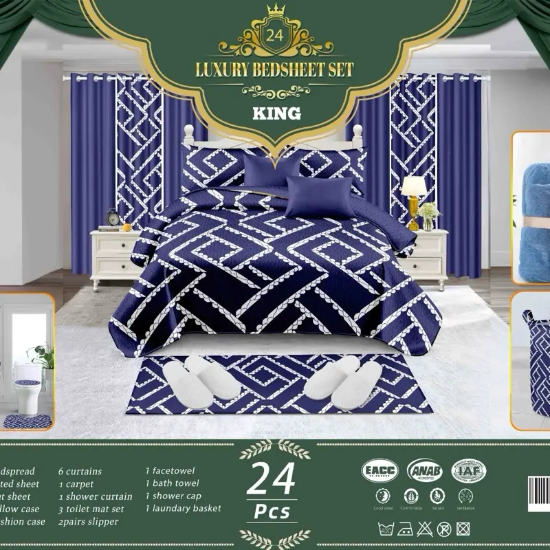 24 pieces bedsheets sets very good quality 24 pieces bedsheets sets very good quality