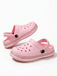 Hole Shoes, Boys' Sandals, Girls' Indoor Soft Sole Slippers, Summer Slippers, Beach Shoes, Home Footwear, Eva Material, Less Than Ankle Height